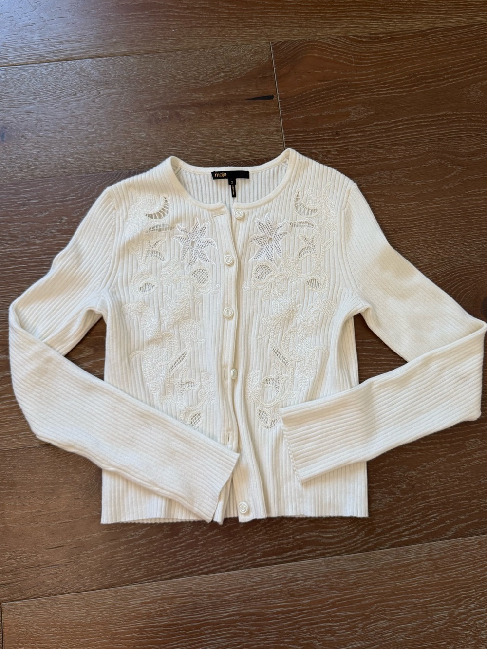 Maje White Sweater
